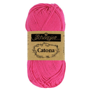 Scheepjes Catona 50g - shocking pink (nr 114)