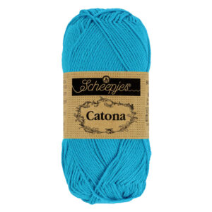 Scheepjes Catona 50g - vivid blue (nr 146)