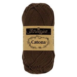 Scheepjes Catona 50g - black coffee (nr 162)