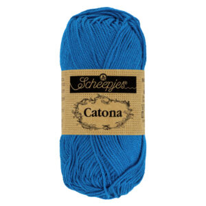 Scheepjes Catona 50g - electric blue (nr 201)