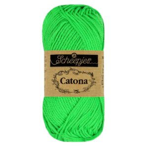 Scheepjes Catona 50g - neon green (nr 602)