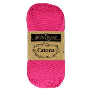 Scheepjes Catona 50g - neon pink (nr 604)