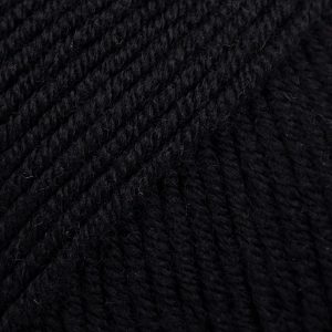 Drops Merino Extra Fine - svartur (nr 02)