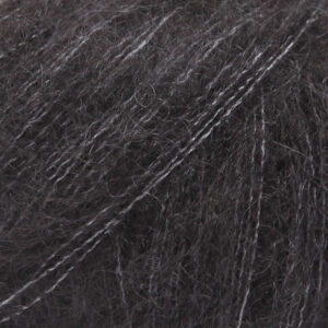 Drops Kid-Silk - svartur (nr 02)