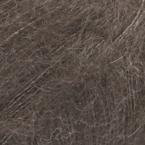 Drops Kid-Silk - dökkbrúnn (nr 15)