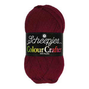 Scheepjes Colour Crafter - dökkvínrauður (Kampen nr. 1035)