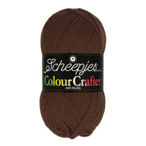 Scheepjes Colour Crafter - dökkbrúnn (Haarlem nr. 1054)
