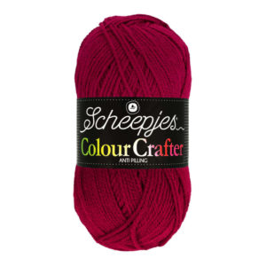 Scheepjes Colour Crafter - vínrauður (Roermond nr. 1123)