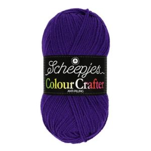 Scheepjes Colour Crafter - dökkfjólublár (Antwerpen nr. 2001)