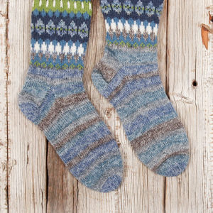 Faraway Fair Isle - sokkar