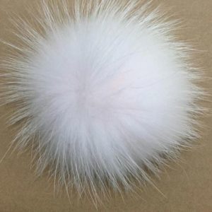 Skinndúskur - hvítur 15cm