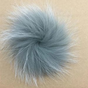 Skinndúskur - ljósgrár 15cm