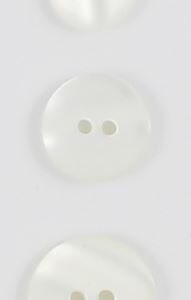 Skeljatölur hvítar - 10, 12, 15 og 18mm