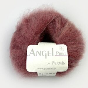 Angel Print mohair - Rosa toner (nr 63)