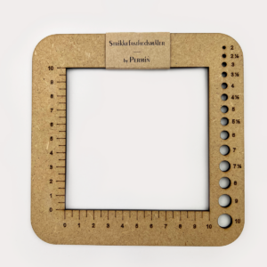 Permin prjónfestu- & prjónamælispjald