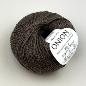 Onion No.4 Organic Wool+Nettles - brun (nr 03)