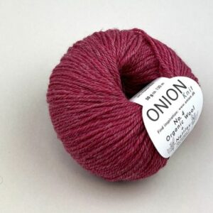 Onion No.4 Organic Wool+Nettles - pink (nr 13)