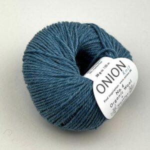 Onion No.4 Organic Wool+Nettles - petrol (nr 14)