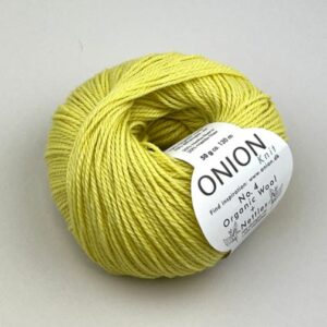 Onion No.4 Organic Wool+Nettles - citron (nr 23)