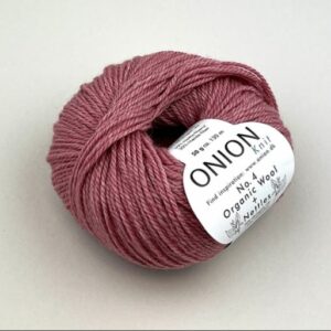 Onion No.4 Organic Wool+Nettles - rosa (nr 26)