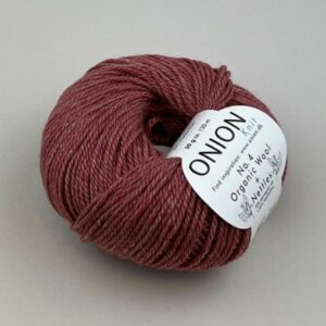Onion No.4 Organic Wool+Nettles - marsala (nr 27)