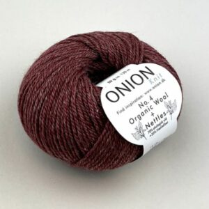 Onion No.4 Organic Wool+Nettles - blomme (nr 28)