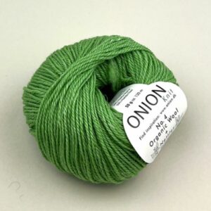 Onion No.4 Organic Wool+Nettles - græsgrøn (nr 31)