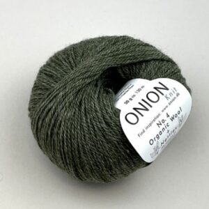 Onion No.4 Organic Wool+Nettles - khaki (nr 33)