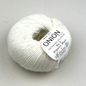 Onion No.3 Organic Wool+Nettles - råhvid (nr 01)