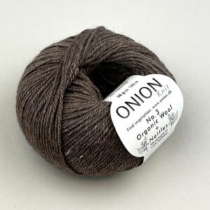 Onion No.3 Organic Wool+Nettles - brun (nr 03)