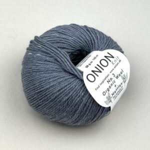 Onion No.3 Organic Wool+Nettles - grå (nr 05)