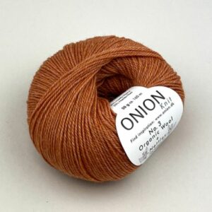 Onion No.3 Organic Wool+Nettles - orange (nr 15)
