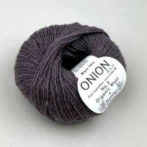 Onion No.3 Organic Wool+Nettles - mørk pudder (nr 21)