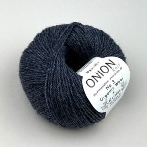Onion No.3 Organic Wool+Nettles - mørk blå (nr 22)