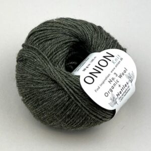Onion No.3 Organic Wool+Nettles - khaki (nr 24)