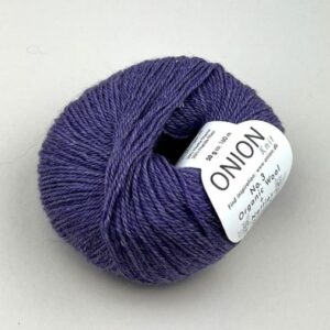 Onion No.3 Organic Wool+Nettles - lilla (nr 28)