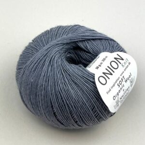Onion Soft Organic Wool+Nettles - blågrå (nr 05)