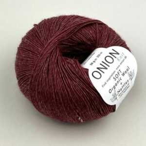 Onion Soft Organic Wool+Nettles - rød (nr 08)