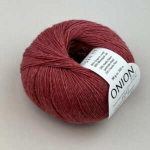 Onion Soft Organic Wool+Nettles - marsala rød (nr 24)