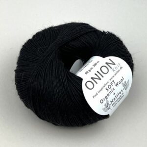 Onion Soft Organic Wool+Nettles - sort (nr 26)