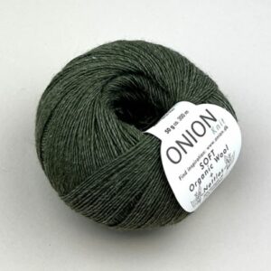 Onion Soft Organic Wool+Nettles - olivengrøn (nr 33)