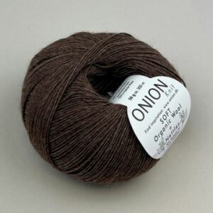 Onion Soft Organic Wool+Nettles - brun (nr 34)