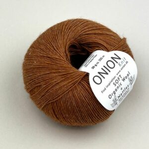 Onion Soft Organic Wool+Nettles - orange (nr 35)