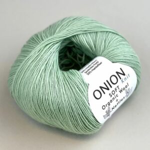 Onion Soft Organic Wool+Nettles - mint grøn (nr 40)
