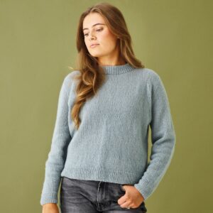 Bluse med tilsat ærme (nr 890106)