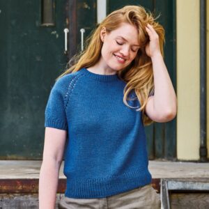 Raglan T-Shirt dobbelt Leonora (nr 890414)