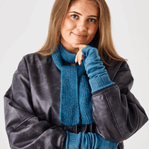 Håndledsvarmere & tørklæde (nr 890429)