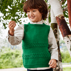 Barnavesti með bubblumynstri (nr 892817)