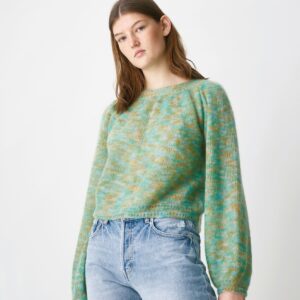 Kort retro bluse (nr 894728)