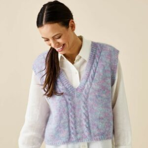 Vest med snoninger (nr 894735)